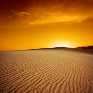 Desert heat and beauty