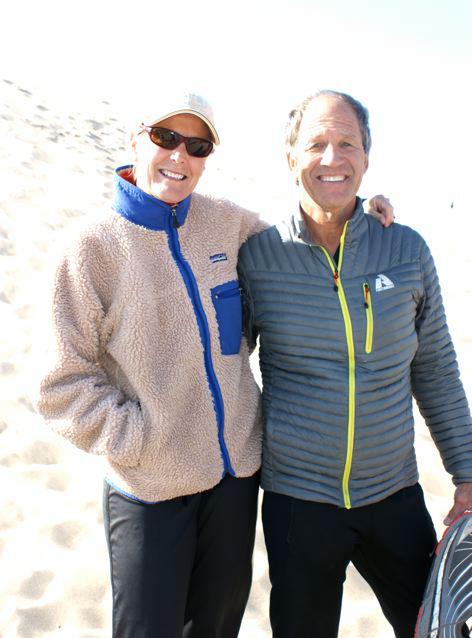 Lisa Smith-Batchen and Marshall Ulrich at the 2012 Dreamchasers Running Camp